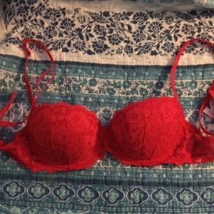 Pink Victoria secret date night push up bra!